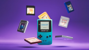 Gameboy Color Animation - Blender (jp.mesh)