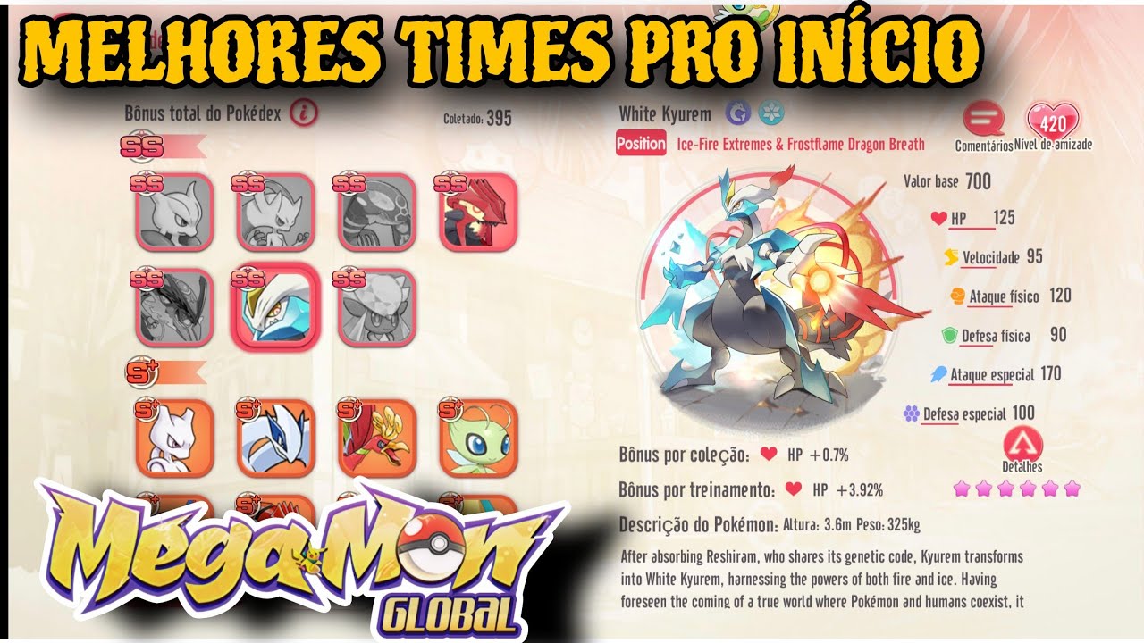 QUAIS SÃO OS MELHORES TIMES PARA O COMEÇO DO JOGO ATUALIZADO | MEGAMON GLOBAL 