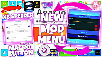 Agario Mod Menu apk - MACRO + ZOOM + x8 Speeder - FREE - ( Agar.io Mobile )