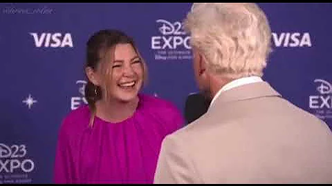 Ellen & Patrick Reunite on Red Carpet at D23Expo!