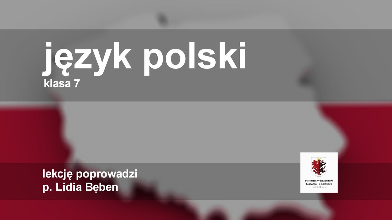 Język polski - klasa 7 SP. Imiesłowy - nietypowe formy czasownika - YouTube