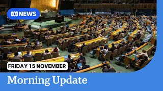 Information Proposal to cap political donations + Draft UN resolution on Palestinian sovereignty | ABC NEWS Guide