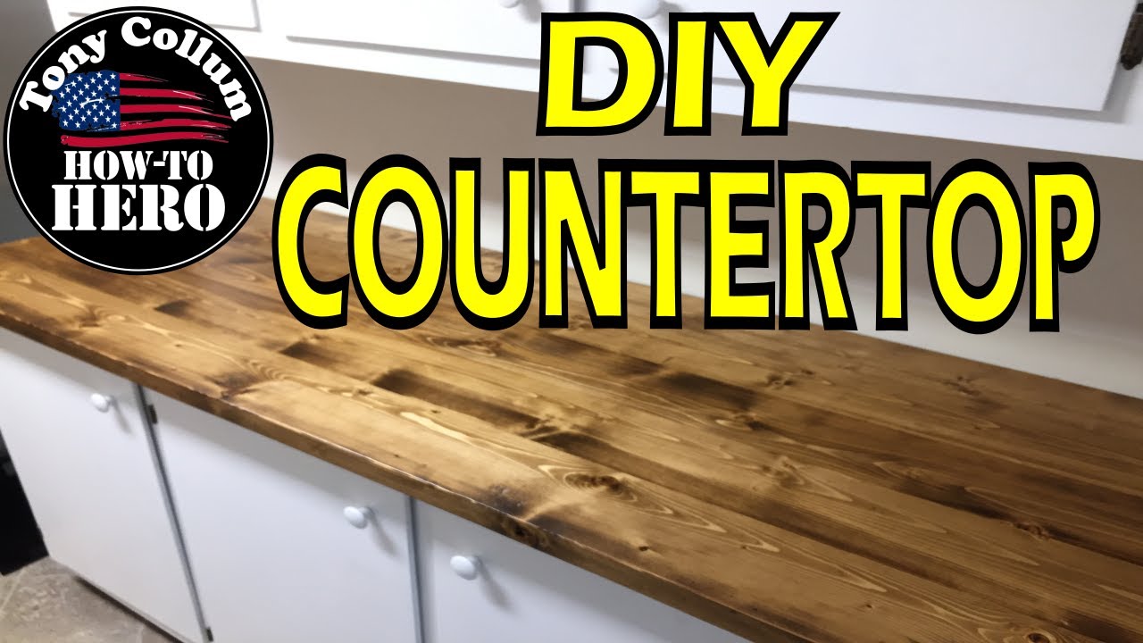 DIY Plywood Counter Top for the Laundry Room - Featuring Vintage Revivals