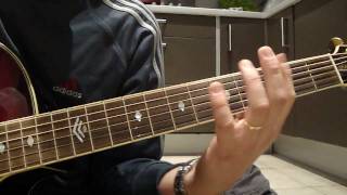 Video thumbnail of "Soundgarden black  hole sun lesson cover"