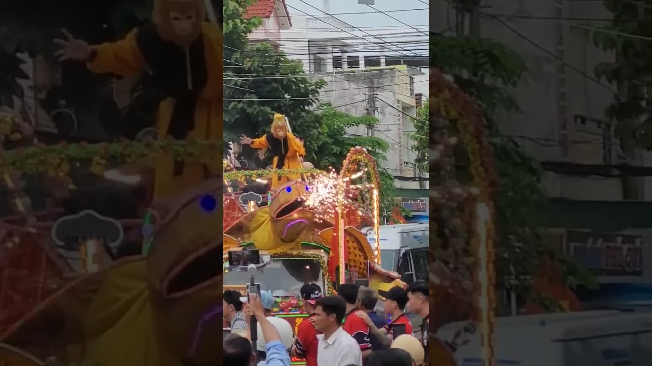 Buddhist Hoa Hao Festival Parade 🚗✨ | 18 May Local Celebration