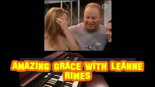 March.7,2004 21 Year Old LeAnn Rimes Performs Amazing grace On Extreme Home makeover edition Finale.