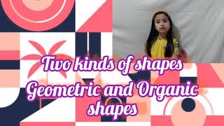 GEOMETRIC and ORGANIC SHAPES IN ARTS/  TWO KINDS OF SHAPES / ARTS FOR KIDS
