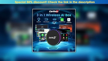 Review CarlinKit MINI HD2CP Pro Wireless CarPlay AI Box Android Auto TV Box 2025 New 2K HD HDMI Inp