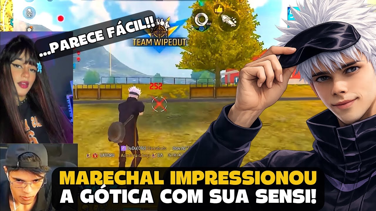 MARECHAL IMPRESSIONOU A GÓTICA COM SUA SENSI DE DESERT NA RANK! FREE FIRE - MARECHAL HIGHLIGHTS