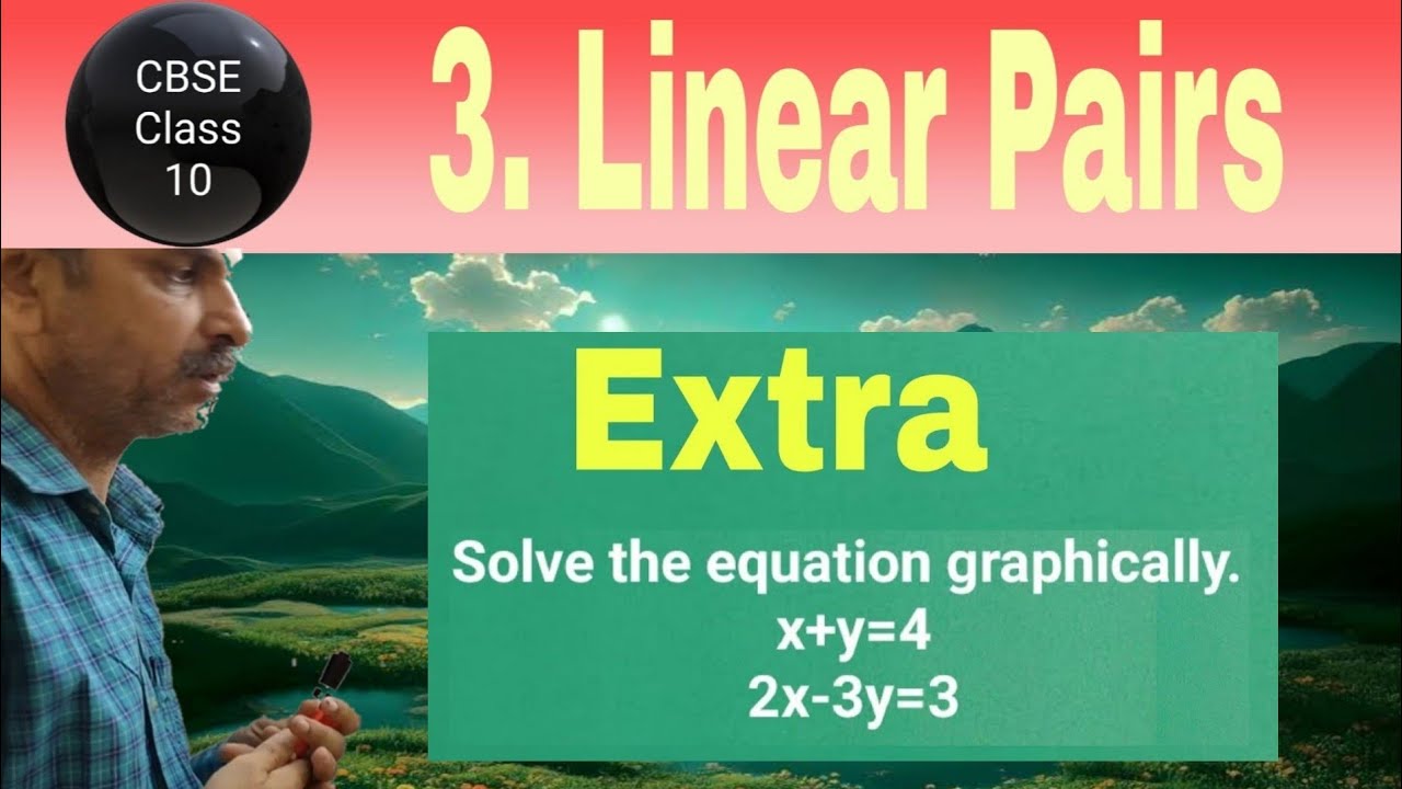 Solve The Equation Graphically X y 4 2x 3y 3 YouTube solve-the-equation-graphically-x-y-4-2x-3y-3-youtube