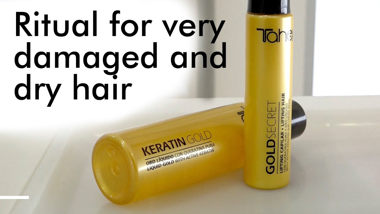 Keratin Gold - Gold Secret. Ritual for very damaged and dry hair. I Tahe -  YouTube