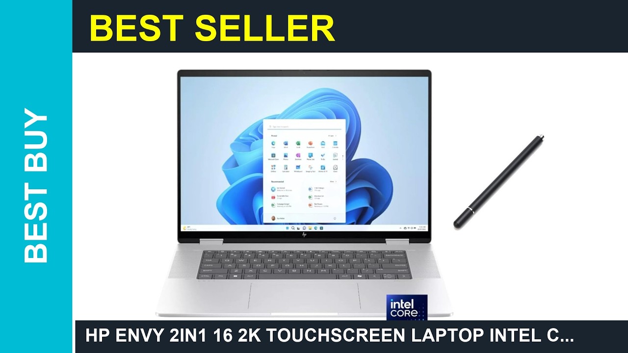 HP Envy 2in1 16 2K TouchScreen Laptop Intel Core Review A Game