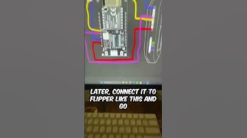 Tutorial how to connect bw16 to flipper zero 5Ghz deauther flipper zero #electronic #flipperzero
