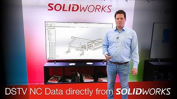 Export DSTV NC data directly from SOLIDWORKS Weldments Design with the DSTV Assistant for SOLIDWORKS