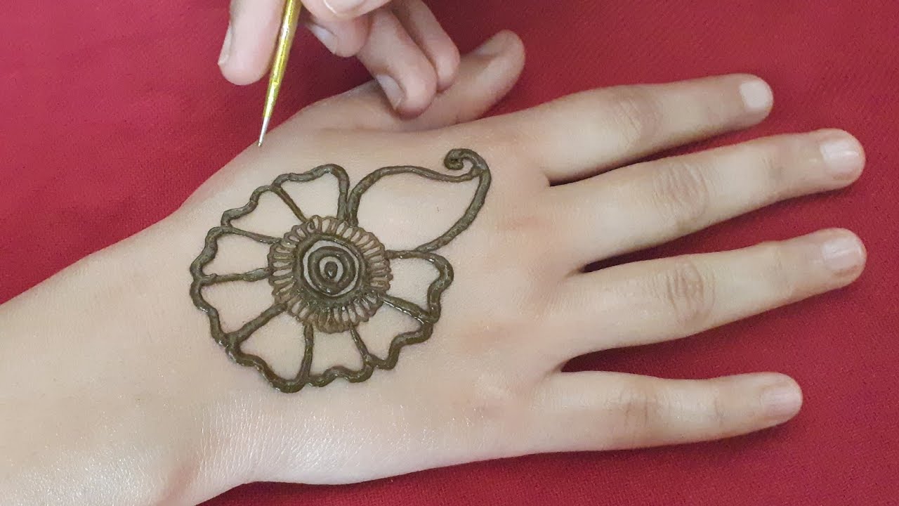 Very Easy Mehndi Designs For Back Hands Simple Easy Mehendi