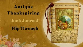 Detalles SOLD -Thanksgiving Junk Journal Flip Through By Hyperstamper Guía
