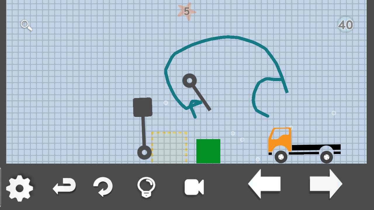 Brain it on the truck under water level 40 5 star walkthrough