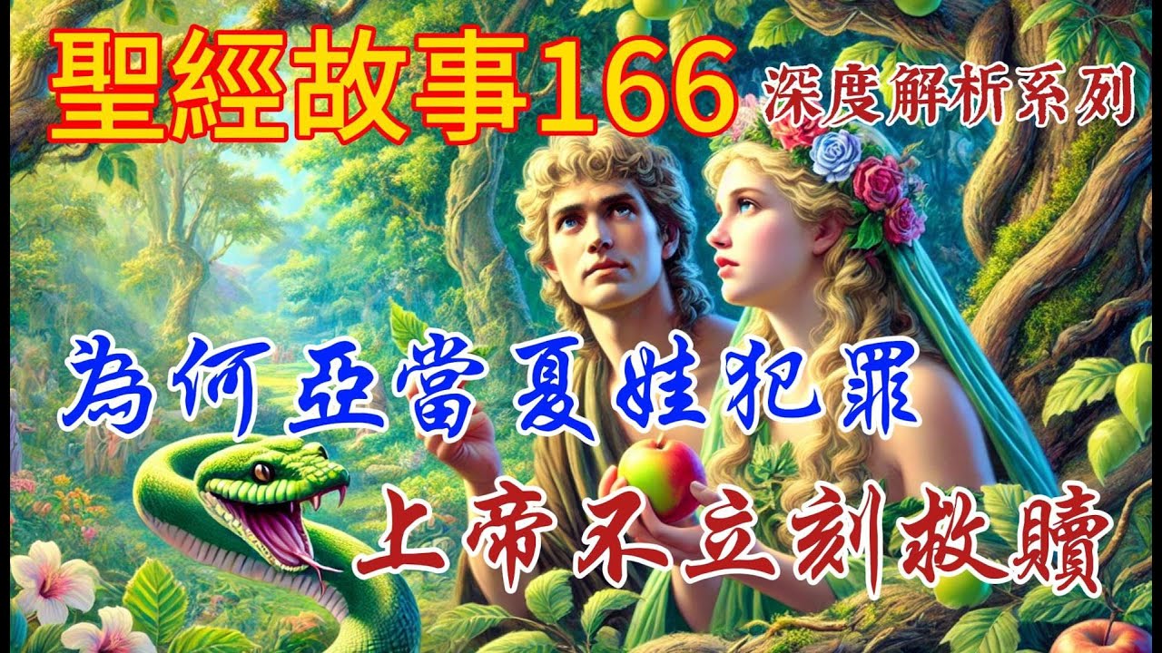 上帝為何不立刻救贖亞當夏娃?当他们偷吃禁果時,為何上帝放任他們?【#聖經故事/#圣经故事 第166期】 - YouTube
