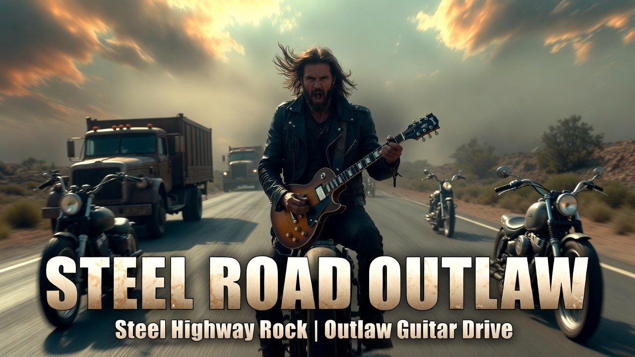 Best Steel Road Outlaw 🏍️ Steel Highway Rock 🔥 Outlaw Guitar Drive