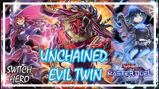 EVIL TWIN UNCHAINED COMBO RANKED GAMEPLAY POST REVIVED LEGION (Yu-Gi-Oh! Master Duel) #eviltwin