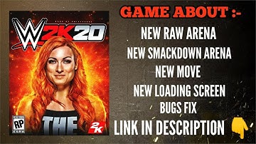 #WR3D WWE 2K20 (SMACKDOWN AND RAW NEW ARENAS) NEW MOVE AND 90 REAL THEME SONG (HELL IN A CELL)