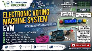 🗳️ *Electronic Voting Machine Using Arduino Uno | Arduino Project*