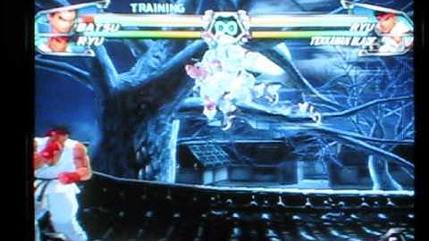 tatsunoko vs capcom UAS fancy combo exhibition