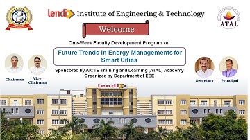 LENDI-EEE AICTE ATAL FDP On Future Trends in Energy Managements for Smart Cities