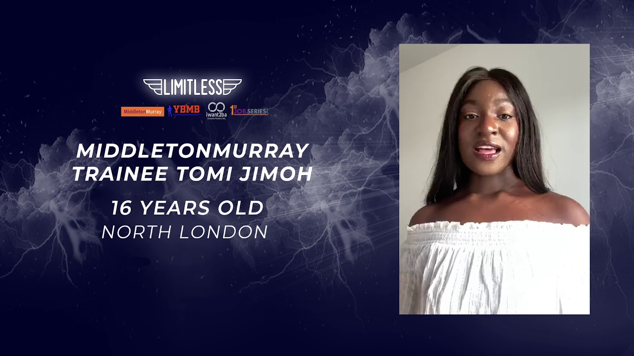 MiddletonMurray Trainee Tomi Jimoh
