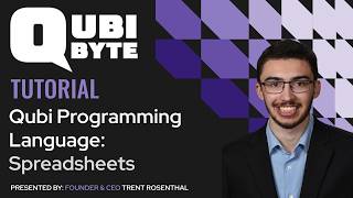 Qubi Programming Language Tutorial #25: Spreadsheets | Qubibyte