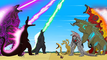 Rescue TEAM Godzilla & KONG From Evolution of "BLOODBATH GODZILLA" Tyranny grows | Godzilla Cartoon