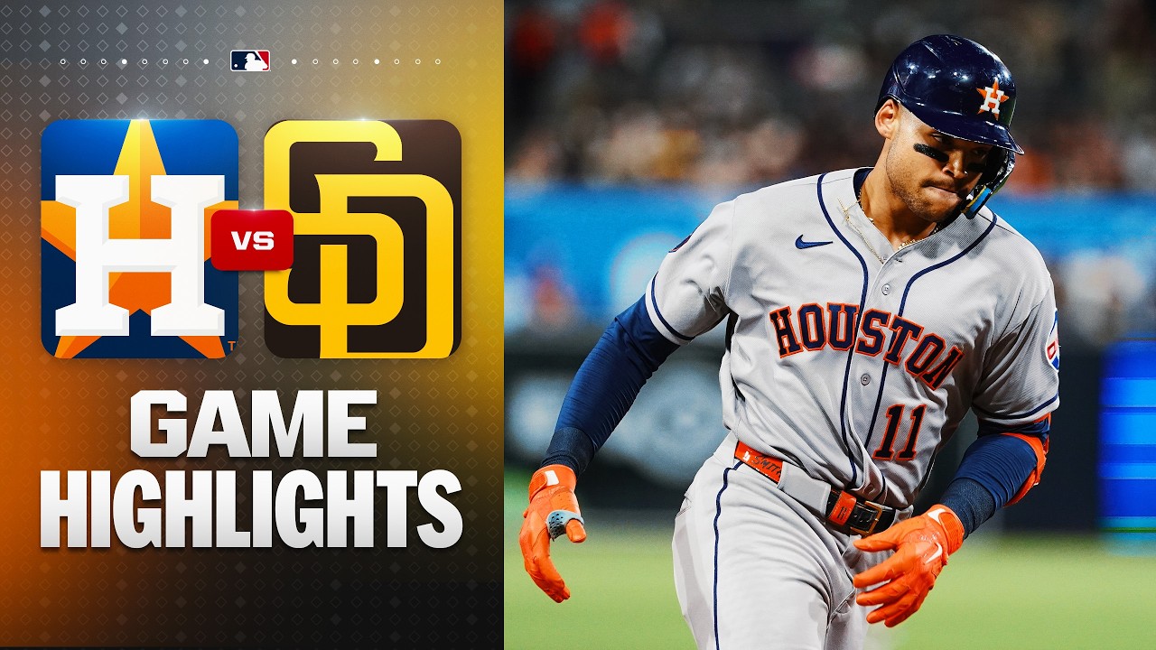 Astros vs. Padres Highlights (8/7/26) | MLB Highlights