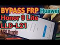 BYPASS FRP HONOR 9 Lite LLD-L21 Huawei MRT Dongle