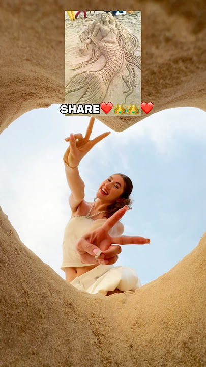 OMG😱 Your SAND CASTLE🏝️ if you…🤯💖 #shorts #short
