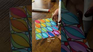 Day 9 Relaxing Doodle Therapy for Stress Relief for Beginners #relaxationtechniques #stressrelief
