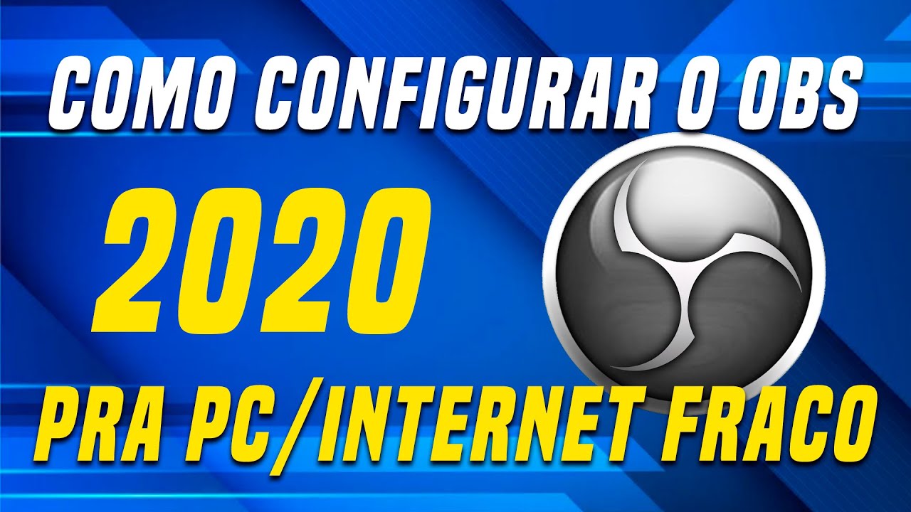 COMO CONFIGURAR O OBS COM PC E NET LENTOS PARTE 1 Taxa De Bits 