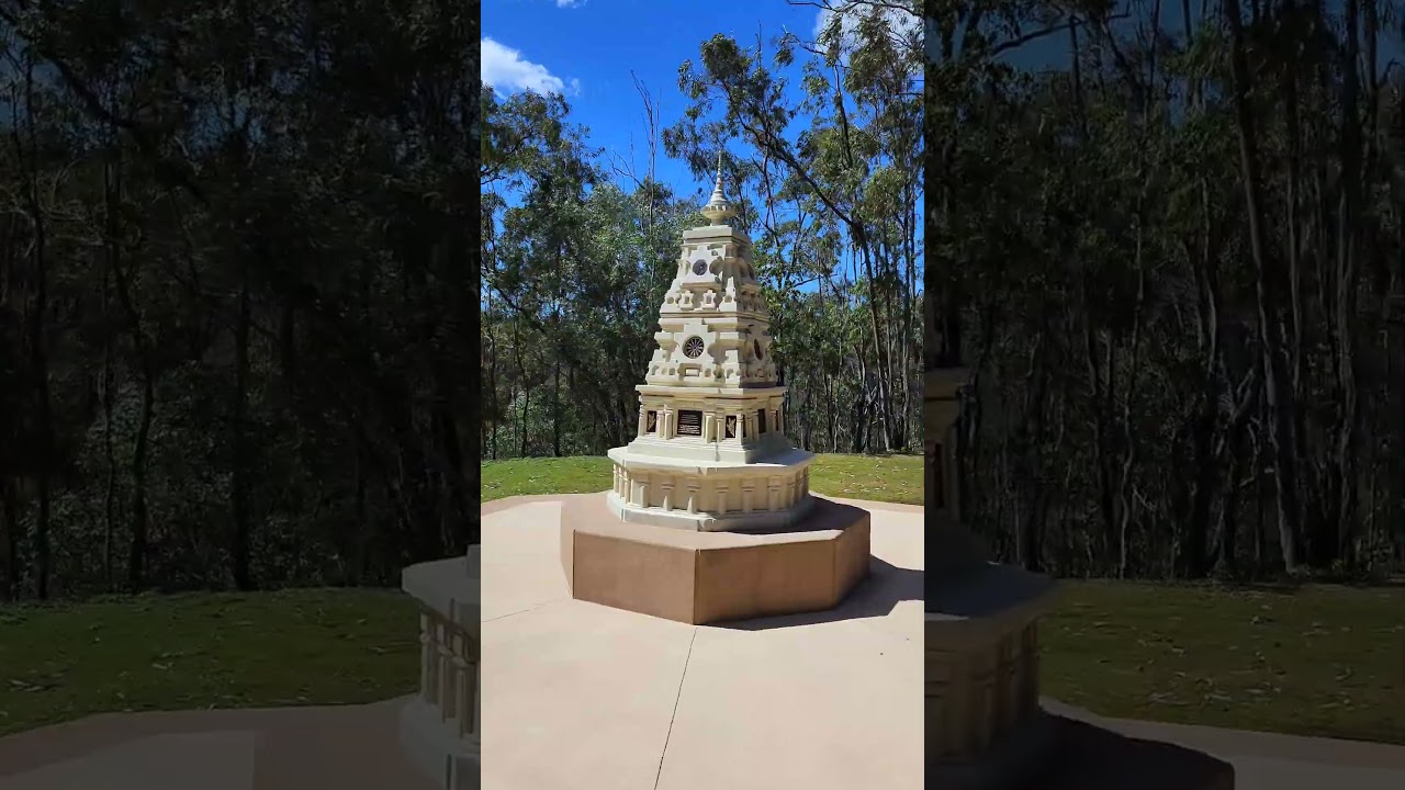Stupa Circumambulation Dhammagiri Saddhamma Cetiya | Svakkhato... #stupa #dhamma #buddhism