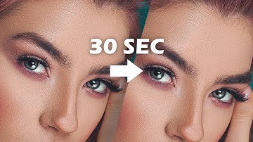 Make Eyes Dramatic in 30 Seconds with Photoshop!