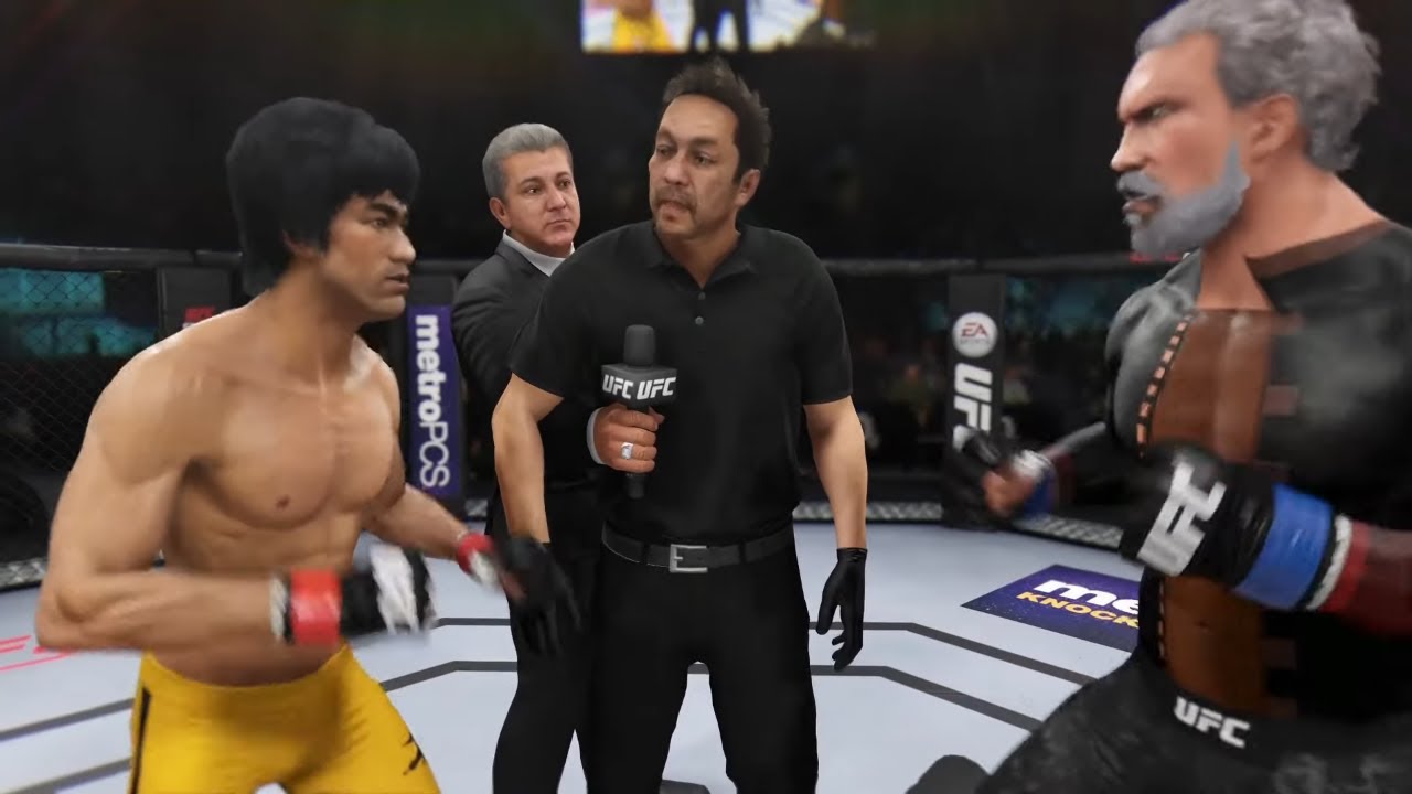 Bruce Lee vs. MK. Terminator (EA sports UFC 3)