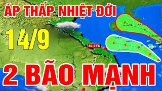 🔴[HOẢ TỐC] 2 BÃO MẠNH XUẤT HIỆN: Áp Thấp Nhiệt Đới Đổ Bộ Mưa To| Dự báo thời tiết mới nhất #thoitiet