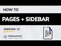 How to setup WordPress pages with sidebars | PremiumPress 2020