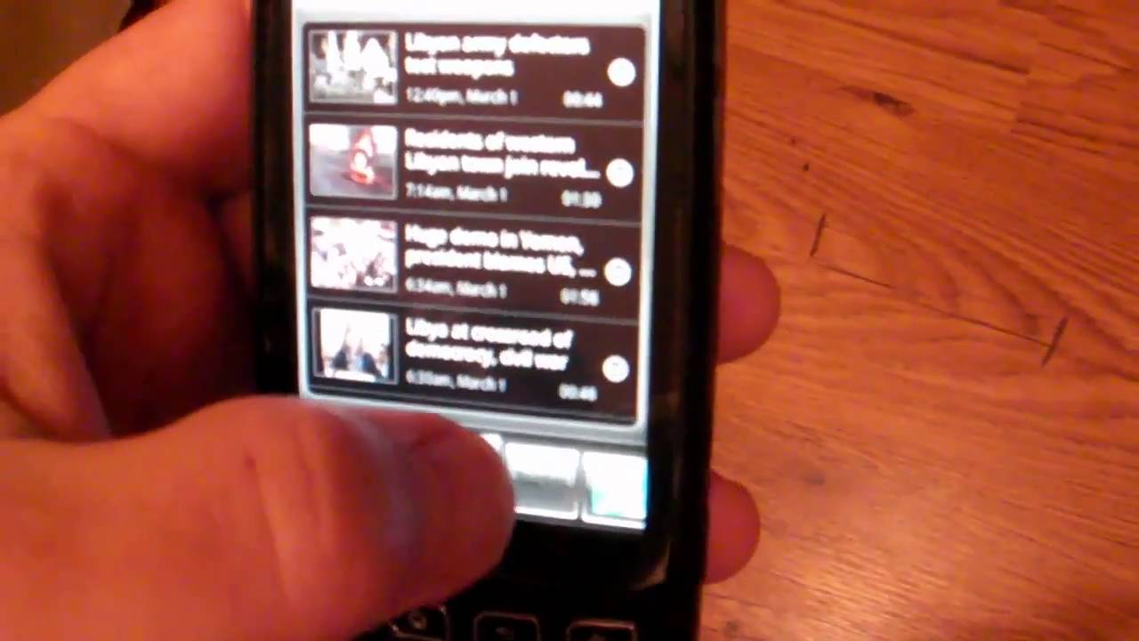 LG Optimus V Apps and 3D Games