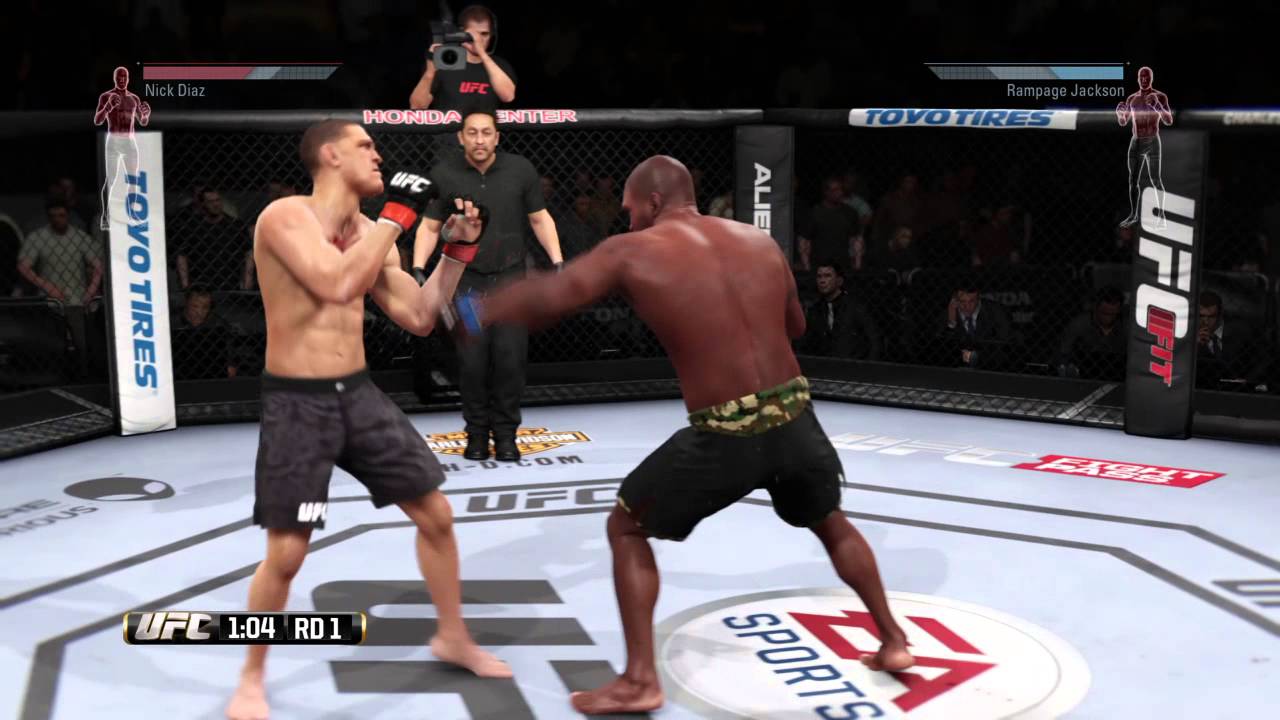 RAMPAGE JACKSON vs NICK DIAZ UFC YouTube