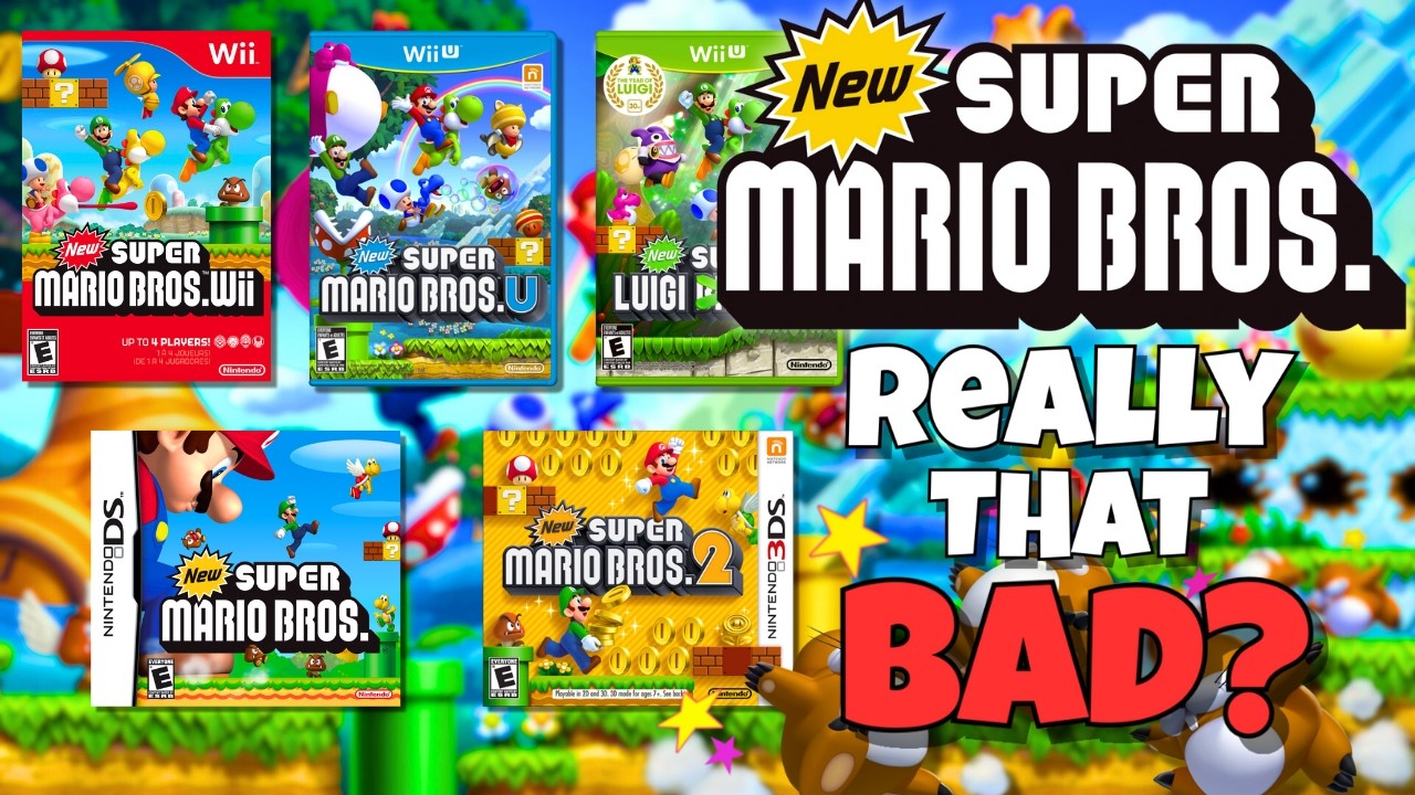 Неужели новые игры серии Super Mario Bros ДЕЙСТВИТЕЛЬНО настолько плохи?