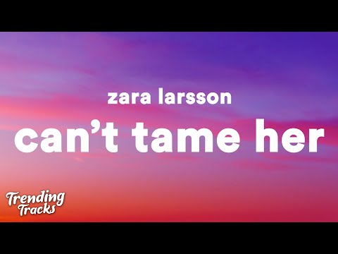 Zara Larsson - Can't Tame Her (Lyrics)