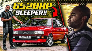 COLLECTING A 650BHP QUATTRO SLEEPER!! **FIRST DRIVE**