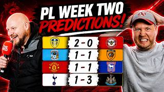 Details Premier League - GAME WEEK 2 PREDICTIONS! News