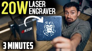 The SUPER Fast SUPER Accurate 20W Laser Engraver! Ortur Laser Master 3