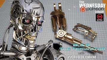 Build the Terminator LIVE - Part 82 - Parts for the Left Arm and Third Finger