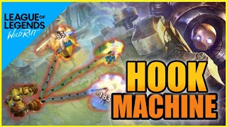 Blitzcrank Support Gameplay #1 Hooking Every Enemy - League of Legends: Wild Rift